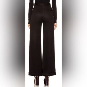 Bottega Veneta cotton twill Black Wide-Leg Trousers